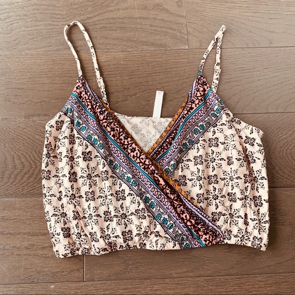 NWOT Boho Crop Top - Picture 2 of 3